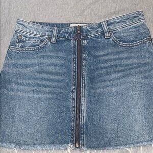 Free People size 26 Denim Blue Women's Skirt